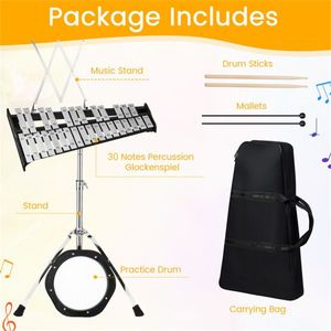 Juego de Glockenspiel de Percusión de 30 Notas con Mazos y Soporte para Entusiastas de la Percusión - Product Image 5