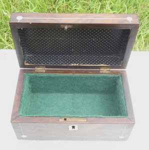 Wooden Brass Inlay <b>Storage</b> <b>Box</b> With Locking <b>Lid</b> Handmade Organizer for Jewelry Accessories <b>Small</b> Essentials and Gift Wholesale - Product Image 6