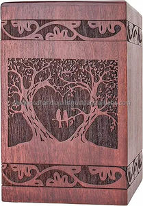 Urnes en bois professionnelles adultes de cendres humaines soutenant des urnes en bois personnalisées - Product Image 6