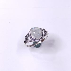 แหวนเงินแท้ 925 ประดับพลอยธรรมชาติ แหวนทำมือ ดีไซน์โดดเด่น ราคาขายส่ง ของขวัญเครื่องประดับสำหรับผู้หญิง - Product Image 5