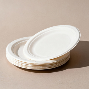 Papier de base pour assiettes rigides KR, écologique, de qualité alimentaire, biodégradable, en papier vierge pour la fabrication d'assiettes jetables - Product Image 4