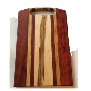 Planche à découper en bois d'acacia avec poignée planche à découper en bois d'acacia planche à découper d'aliments, de Pizza et de viande faite à la main - Product Image 1