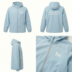 Veste à capuche pour homme de qualité export, personnalisable, résistante à l'eau, style urbain, coupe-vent - Product Image 6