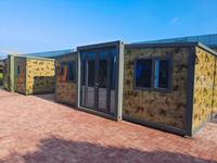 Canada 40Ft 20Ft Structure en acier léger Cadre Préfabriqué Portable Villa Extensible Conteneur Maison pour Chambre Hôtel Maison Mobile