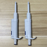 Micropipette de laboratoire monocanal réglable 5-50 µl, pipette mécanique à volume réglable