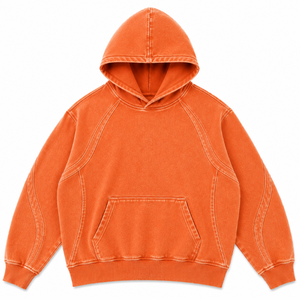 Sudadera Holgada Personalizada Estilo Y2K, Ropa Urbana, Fabricante de Ropa de Marca Privada - Product Image 2