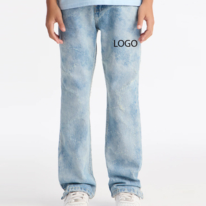 Jeans Azules Clásicos de Corte Recto, Prenda Duradera de Alta Calidad / Material Transpirable y Cómodo para un Ajuste Relajado y Diseño Casual - Product Image 6