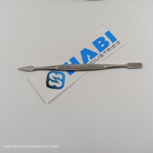 High Quality Stainless Steel Double-Ended Cuticle Pusher Angled Surface Manicure Nail Care <b>Tool</b> Effective <b>Removal</b> Beauty Wide - Product Image 1
