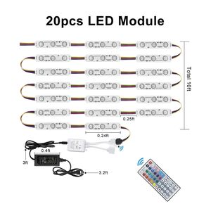 Module LED RGB SMD 5050 étanche 5W 12V DC 3000K pour enseignes lumineuses de vitrine de magasin (commandes autoportées) - Product Image 6