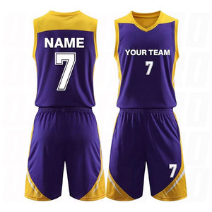 Uniforme de Baloncesto Transpirable de Malla, Personalizado con Impresión, de Poliéster de Secado Rápido, Conjunto de Camiseta sin Mangas y Pantalones Cortos para Exteriores en Azul Vibrante - Product Image 2