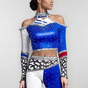 Ensemble d'uniformes de majorettes pour filles avec accents décoratifs et coupe confortable pour les événements scolaires et les défilés publics - Product Image 6
