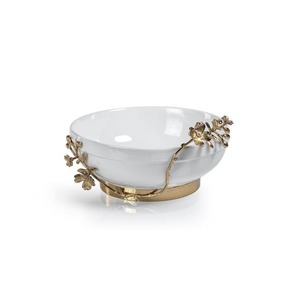 Plateau de service en fer de qualité supérieure avec double finition et motif floral pour les fêtes et les événements - Product Image 4