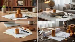 Prensapapeles de Madera de Lujo con Grabado Personalizado, Decoración de Escritorio de Oficina, Regalo Promocional - Product Image 4