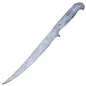 Couteau de chef Burraq personnalisé, fait main, vierge, 4-5,9 pouces, lame en acier Damas de 3,0 mm d'épaisseur, étui en cuir, compatible lave-vaisselle - Product Image 2