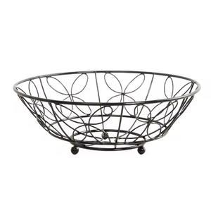 Panier à fruits en fil métallique de qualité supérieure, écologique, avec poignée, élégant, pour comptoir de cuisine, table à manger, décoration - Product Image 4