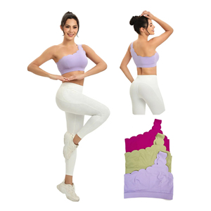 Soutien-gorge de sport pour femme de haute qualité, doux, à dos croisé, uni, pour le yoga, la gym et l'entraînement, idéal pour les ensembles de fitness - Product Image 6