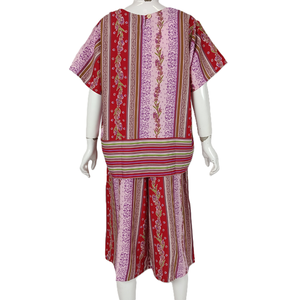 Ensemble pyjama décontracté pour femmes, manches courtes et pantalon court, par Chrysanta - Tissu 100% rayonne respirant, confortable pour un usage quotidien - Product Image 5