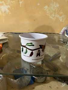 Taza de Esmalte Blanca con Estampado de Dinosaurios, Taza Redonda Infantil, Libre de BPA, para Uso Doméstico - Product Image 4