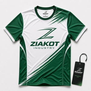 เสื้อยืด ZIAKOT รุ่นใหม่ ลายกราฟฟิตีสีแดงทอง แบบ 3 มิติ สำหรับผู้ชาย ออกแบบเองได้ - Product Image 2