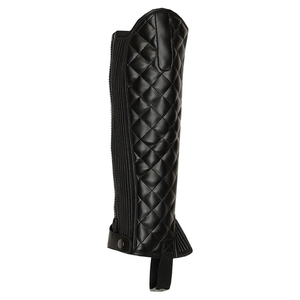 Custom Design High Quality Half <b>Chaps</b> Horse <b>Riding</b> <b>Chaps</b> Cow Hide Leather Equipment Genuine Leather <b>Chaps</b> Manufacturer - Product Image 2