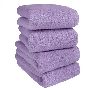 [Wholesale Products] HIORIE Osaka Senshu Brand Towel 100% Cotton Classy Soft Twist Yarn Hand Towel 34*85cm 450GSM Purple