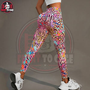 Leggings Deportivos para Mujer con Estampado de Sublimación Personalizado, Cintura Alta, para Yoga, con Estampado Animal Colorido, Resistentes a Sentadillas, Ropa de Gimnasio - Product Image 4