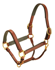 Cabestro de Cuero Reforzado para Caballo con Hebillas de Latón Plateado, Ajustable, para Cuidado y Manejo en Establos - Product Image 3