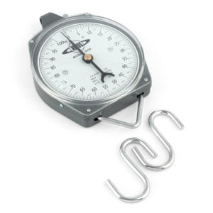 Báscula Circular Colgante Portátil de 25 kg, Mecánica, a Batería, con Dial, Precisión de 100 g y Cuerpo de Acero Resistente - Product Image 1