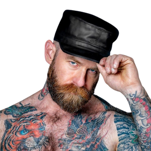 Casquette en cuir JT Miner pour homme, style classique workwear, qualité supérieure, véritable cuir durable, coupe ajustée, tenue de club, imperméable, pour l'extérieur, toutes saisons - Product Image 1