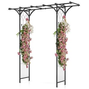 Arco de Jardín de 6.8 Pies con Enrejados para Plantas Trepadoras, para Cercas y Puertas de Rosas - Product Image 3