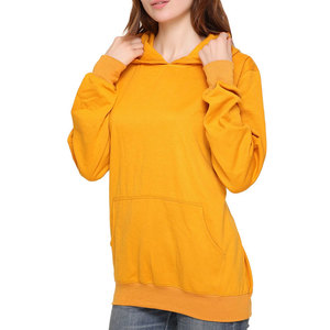Sweat-shirt à capuche oversize de luxe pour femme, en coton doux, avec logo personnalisé, style streetwear professionnel, nouveau modèle 2026 - Product Image 3
