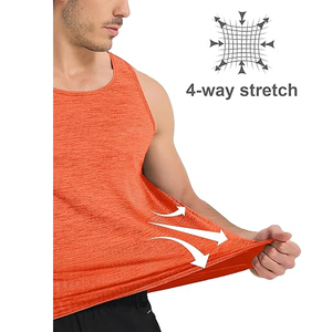 Camisetas sin mangas de alta calidad para hombre, tallas grandes, diseñadas para culturismo y fitness, hechas con tela resistente. - Product Image 5