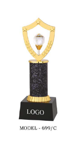 Elegant metal diamond trophy with premium finish. - Product Image 6