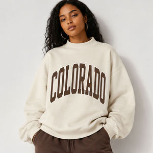 Colorado Trendy Women's Oversized Colorado Varsity Crewneck <b>Sweatshirt</b> | Premium Heavyweight Cotton Fleece College Pullover - Product Image 3