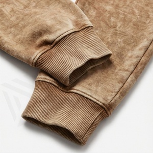Conjunto de Sudadera con Capucha y Pantalones Deportivos de Algodón Grueso, Corte Holgado y Amplio, Personalizado por el Fabricante, para Gimnasio y Ropa Deportiva para Hombre - Product Image 6