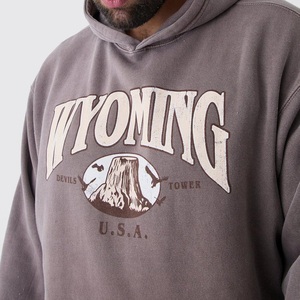 Nouveaux sweats à capuche surdimensionnés pour hommes, couleur noire unie, fabricant de sweats à capuche OEM, fournisseur du Pakistan. - Product Image 2