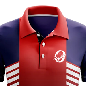 Camiseta Deportiva de Cricket Sublimada en Rojo Marino para Hombre, Manga Corta, para Entrenamiento, Partido, Uniforme Deportivo, Ropa de Alto Rendimiento - Product Image 5