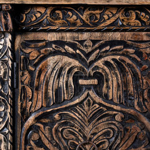 Modern Premium Quality Industrial Solid Wood Mango Wood Big Size <b>Sideboard</b> Door Stylish Handmade Dining Home Bar Storage - Product Image 6