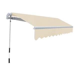20 'X 10' Parasol superior de lona Crema para toldos para protección al aire libre - Product Image 3