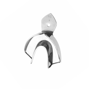 Kit de moules d'empreinte dentaire supérieurs et inférieurs de petite taille en acier inoxydable, instrument manuel avec trous, autoclavable, personnalisable - Product Image 3