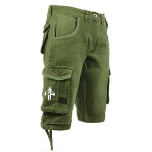 Pantalones Cortos de Mezclilla para Hombre, de Alta Calidad, con Estampado de Serigrafía, Estilo Jeans, de Pierna Ancha, Material Spandex/Poliéster - Product Image 4