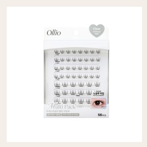 Extensions de cils Ollio sans colle, multi-pack transparent, fabriquées en Corée, faux cils magnétiques. - Product Image 5