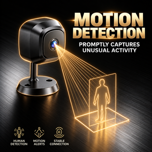 Cámara inalámbrica de visión nocturna Mini cámara de seguridad IP Cámara con detección de movimiento Cámara con audio bidireccional Cámara compatible con aplicaciones - Product Image 3