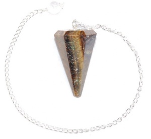 Péndulo de chakra Natural personalizado, cristal pulido curativo, péndulo unido, venta al por mayor - Product Image 5