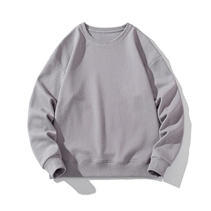 Sudadera de Cuello Redondo de Algodón de Alta Calidad 2025 - Sudadera Informal, Suave y Transpirable, Básica, Mezcla de Algodón - Product Image 3