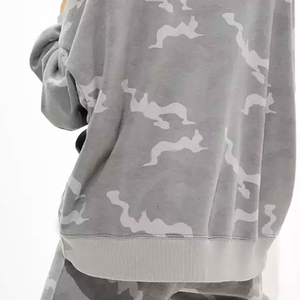 Sudadera con Capucha de Moda Urbana al por Mayor, Servicio OEM, Diseño Casual con Efecto Tie-Dye para Mujer, Corte Oversize 2026 - Product Image 5