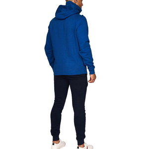 Sudadera con Capucha Azul para Hombre, Corte Regular, Algodón French Terry, Estilo Casual con Bolsillos, para Otoño - Product Image 2