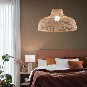 Abat-jour tissé naturel en rotin, best-seller, luminaire suspendu rustique fait main pour la maison et l'hôtellerie, vente en gros Vietnam - Product Image 2