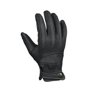 Black <b>Leather</b> <b>Driving</b> <b>Gloves</b> Full Finger Thermal Insulated Warm Winter <b>Gloves</b> <b>For</b> <b>Men</b> Women Daily <b>Driving</b> Travel - Product Image 1