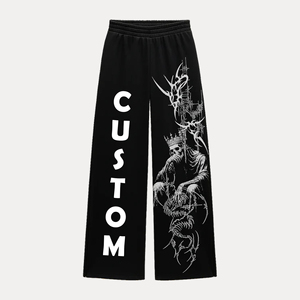 Pantalones Oversize de Algodón 100% de Primera Calidad con Diseño Personalizado Glory para Streetwear, Venta al Por Mayor OEM - Product Image 1